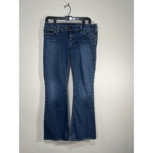 Silver Jeans Tuesday Women's Size 31 / 31 Blue Denim Bootcut Western Glove Works